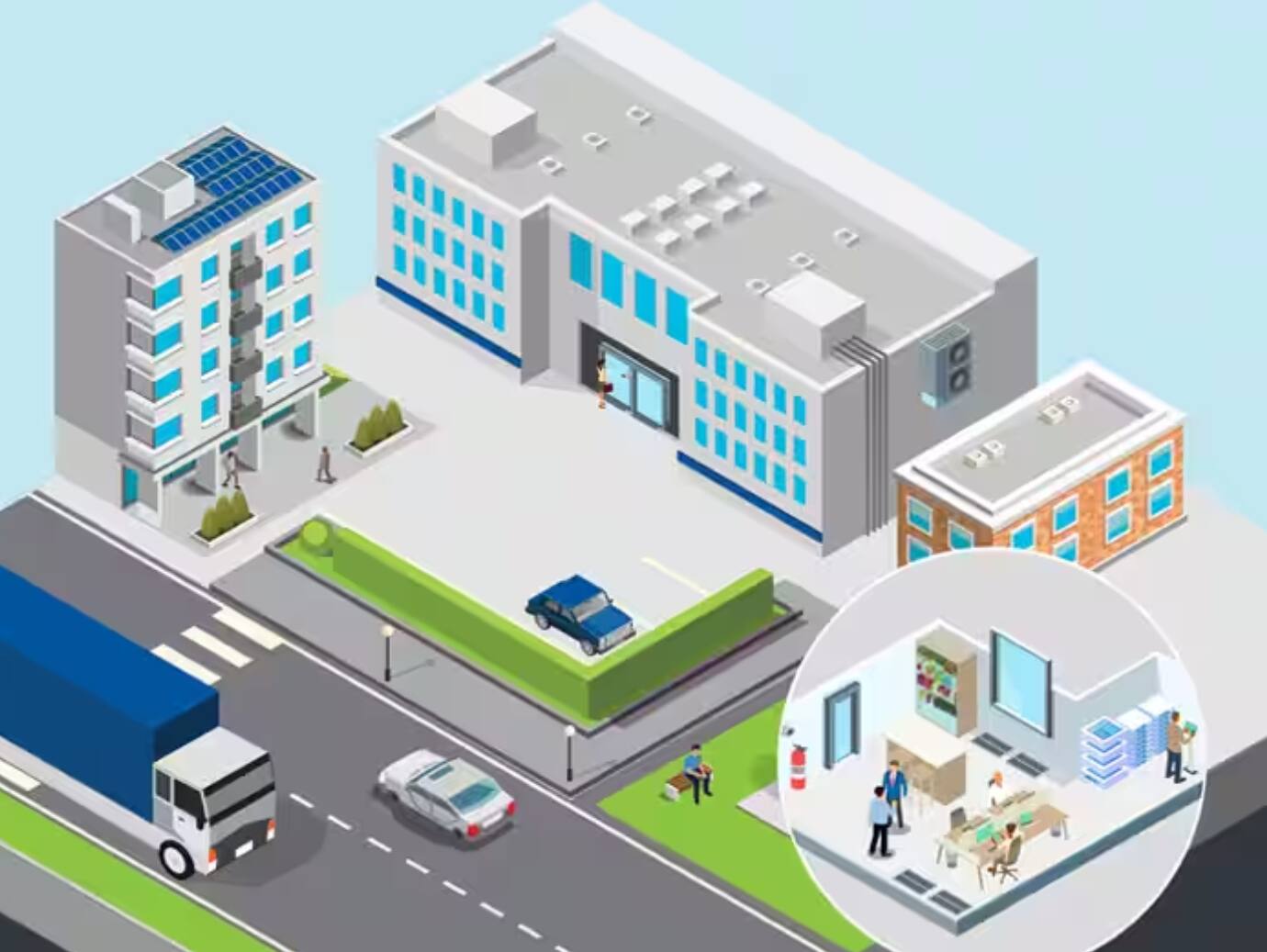 Infographics Building Exterior