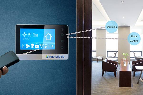 Metasys Control Panel showcasing lighting options
