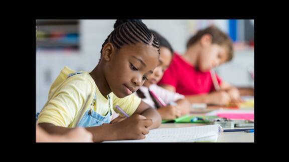 children in classroom